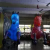 Costumes gonflables de cheval cosmique d'art lumineux avec des chevaux gonflables de bande de LED pour la décoration d'événement de scène de défilé de ville