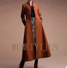 2015 new fashion women wool jacket long trench coat Free shipping ladies winter warm coat thick clothing plus size female