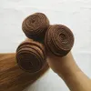 Malezyjski Peruwiański # 30 Kolor prosty 3 Wefts z zamknięciem koronki 4x4 100% Virgin Human Hair Splot kolorowych wiązek z zamknięciem do czarnej skóry