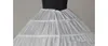 2018 i stock bollklänning petticoat billig vit svart crinoline underskirt bröllopsklänning slip 6 hoop kjol crinoline för quinceanera4142455
