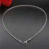 Wholesale Low Price 1MM Stainless Steel Snake Chain Necklace 18-24inches Fashion Jewelry for Men and Women Can Customize More Size Free Ship