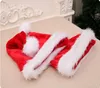 Jul Cosplay Mössor Velvet Soft Plush Santa Claus Hat 2018 Varm Vinter Vuxna Barn Xmas Cap Christmas Supplies SN1896