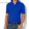 NOWA S-6XL Polo Shirt Crocodile Haft hafdery męskie solidne krótkie rękawie letnie letnie polo tee męskie polo ship242d