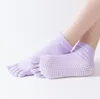 Yoga sport Five fingers socks fitness toes socks dance antiskid sock Professional colorful Foot Massage knitted socks