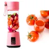 Met persoonlijke 380 ml reisbeker USB draagbare elektrische blender oplaadbare sapfles fruit groentekeuken gereedschap fmt2142 0513