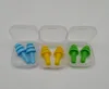 1000pairs Silicone Earplugs Swimmers Soft and Flexible Ear Plugs for travelling & sleeping reduce noise Ear plug 8 colors