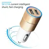 For Samsung Car Adapter Car Chargers Dual Usb Port Universal Aluminium 2-Port Usb Galaxy S10 S9 S8 Plus Note 8 5V 2.1A
