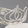 Bruids Tiara's met Steentjes Bruiloft Sieraden Meisjes Headpieces Verjaardag Party Performance Pageant Crystal Crowns Wedding Accessoires # BW-T071