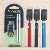 510 Piller V-Vape Ön Isıtma Kalemi 350mAH VV Pil Vape Blister CE3 A3 Seramik Bobin Kartuşları Vapes