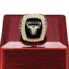 2018 O mais novo 1991 1992 1993 1996 1997 1998 Bulls Basketball Ship Ring Fan Gree