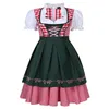 Dirndl vestito tedesco Oktoberfest birra bavarese costume cameriera vestito operato sexy