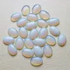 Venta al por mayor 10 unids/lote mezcla de colores calientes piedra Natural Oval CAB CABOCHON lágrima cuentas DIY joyería hacer anillo para regalo de vacaciones gratis 30mm * 22mm