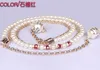 Feimu Allmatch Pearl Belly Chain Women Crystal Diamond Thin Belt OnePiece Dress Decoration Accessories Strap4279017