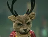Kundenspezifisches Longhorn-Hirsch-Maskottchenkostüm in Erwachsenengröße, kostenloser Versand