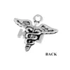 Antik silverplätering Medicinsk licensierad yrkessköterska LVN Charms Caduceus Medical Symbol Charms AAC1781505322