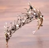 New Silver Gold Crowns Hair Accessory Rhinestone Jewels Pretty Without Comb Tiara Hairband Silver Bling Bling Wedding Accessorie6405381