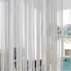 200 x100cm Shiny Tassel Flash Silver Line String Gordijn Venster Deur Divider Sheer Gordijn Valance Woondecoratie