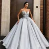 Spaghetti Sweetheart Formele Prom Dress Mouwloze Applique Bodice Lace-Up Baljurken Avondjurk Glamoureuze Party Jurk Dubai Damesjurken