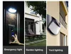 LED Solar Wall Light 5LED Street Light PIR Motion Sensor och Auto Lighting Solar Staket Ljus Utomhus Vattentät Energibesparande Säkerhetslampa