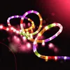 Solar tube String Light 7m 12m 100LED Waterproof Copper Wire String Lamp for Garden Outdoor Christmas Wedding Party Tree Xmas Decoration