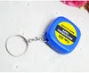 1 meters long mini portable key chain, small tape, small steel plastic ruler.