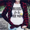 Passendes Outfit für Mutter und Tochter, passende Familienkleidung, Outfits für Mama und mich, kurzärmelige T-Shirts mit Buchstabendruck, Sommer-Familienkleidung