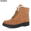 Winter Men's Boots Add Warm Wool For Outdoor Comfort And Non-Slip High Quality Casual Cotton Shoes 39-44