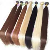 Extensão de cabelo de queratina de super qualidade 0 8g s 200s pacote 9 cores stick i ponta em extensões de cabelo