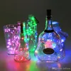 2M 20LED Silver Wire Glass Wine Led String Light Cork Shaped Wine Fles Stopperlicht Lamp Kerstfeest Decoratie