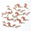 100 sztuk 15x26mm Stop Red Różowy Kolor Emalia Elegancja Akcesoria Zwierząt Ustalenia Swan Wisiorek Flamingo Charms Dla Biżuterii DIY Making