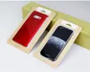 Universal Mobile Phone Case embalagem Papel Kraft Brown personalizado Embalagem Box para iPhone 7 mais Caso