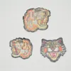 15pcs Tiger Head Applique Embroidered Patches iron On Patch Lace Motifs Decorated266L
