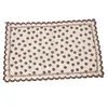 Fashion Coon fabric mat lace type heat insulation pad table mat 45*29.3cm free shipping