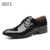 Men Dress Shoes Fashion Patent Leather Formal Snake Skin Leather Pointed Toe Bullock Oxfords Shoes Men,Lace Up Designer Luxury