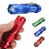 Q5 LED 300LM Zoom Mini El Feneri 5 Renkler Taşınabilir AA 14500 Pil Torch Penlight Açık Balıkçılık Kamp Için Su Geçirmez El Feneri