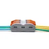 100 Uds SPL-3 28-12 AWG PCT-213 222-413 conector de cable de empuje 6 pines conector compacto Universal bloque de terminales gris