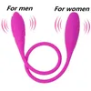 1pc anale vibrator voor mannen vrouwen dubbele vibrator 7 spot g-spot vibratie eieren oplaadbare sex product volwassen speeltjes voor paar y1892902