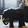 harzgeometrie abstrakt elefant figuren wohnkultur handwerk raumdekoration objekte vintage ornament harz tierfigur geschenk