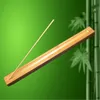 Fragrance Lamps Supplies Bamboo Incense Sticks Holder Burner Ash Catcher Wooden Tray for Home Fragrance Decor or Hotel Aromatherapy