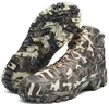 Bottes tactiques militaires en cuir armée de Combat chaussures de randonnée en plein air voyage Camping Botas CP Camouflage Trekking chaussures hommes bottines