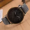 Nieuwe Mode Quartz Schaal Horloge Retro Veelkleurige Cowboy Jeans Geïmiteerd Lederen Band Klok Voor WomenMen Student Examen Tijd LJS1582428