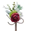 북유럽 신선한 신부 브로치 리본 꽃 장식 선물 상자 시뮬레이션 꽃