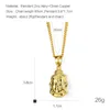 Fashion Hip Hop Men Jewelry Small Buddha Cipndant Necklace Rock Micro Gold Silver Color Colane 60 cm Lunga catena per Mens8019110