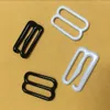 50 Sets Metall -Haken Fliege Biege Manschettenknöpfe Hardware Krawatte Haken -Krawattenklammern Förderer, um verstellbare Gurte auf Fliegenkrawatten Schnallen zu machen 8798015