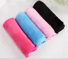 Makeup face towel microfiber facial cloth make up cleaner Washable clean mascara cosmetics with water DHL free shipping