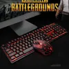 Optical Backlights Keyboard and Mouse Combos Suspension Keys and Bloody Lights Gaming Keyboard USB Wired for Desktop Laptop 2 Pieces