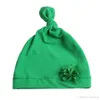 Natale Neonate Cappello Fiore Nodo Copricapo Bambino Bambino Bambini Berretti Turbante Cappelli Accessori per capelli per bambini 10 colori 14226