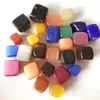 Mixed Color Cat's Eye Stone Tuimed kwarts kristal vierkant Opaalkwarts Mineralen Monsters Diy Sieraden Making Home Decoration2576