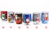È possibile selezionare l'ultima tazza natalizia da 12 once, tazza da caffè in latte di vino in stile uovo 304 in acciaio inossidabile 304, supporto logo personalizzato