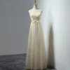 In Stock A-Line Scoop Bridesmaid Dresses Beautiful Colors Floor Length vestidos Dress For Wedding Party Dresses 2022 Hot